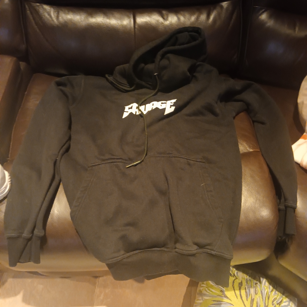 Salvage Black Hoodie for Men